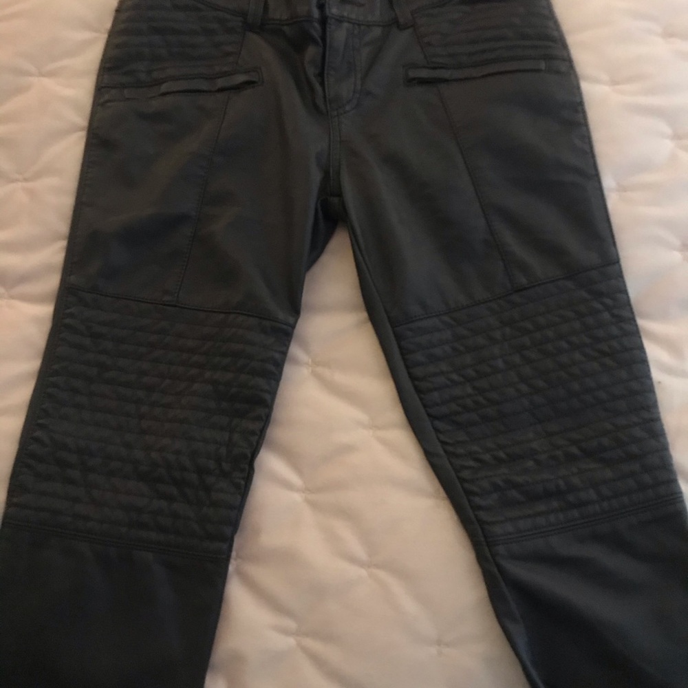 Free people leather motto pant
